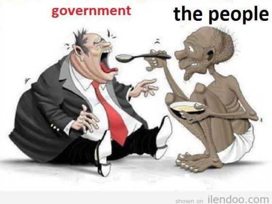 Rakyat suapin pemerintah