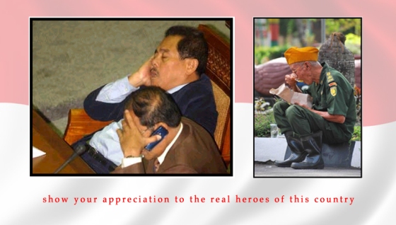Real heroes of the country